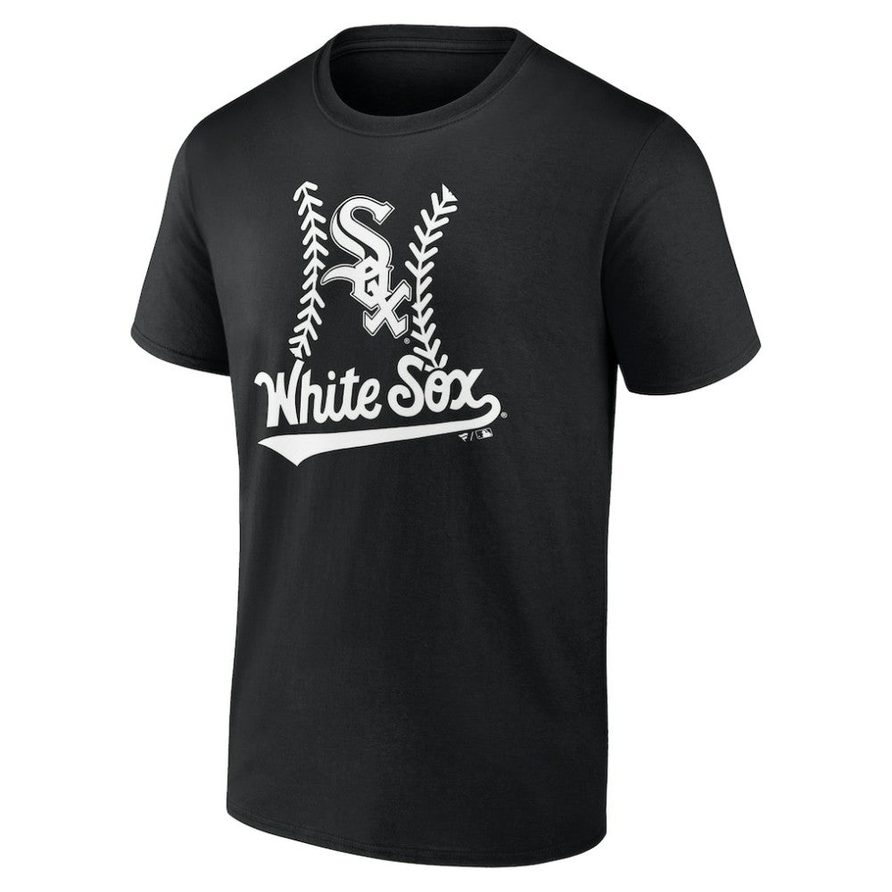 Chicago White Sox Personalized Name & Number Fastball T-Shirt Black