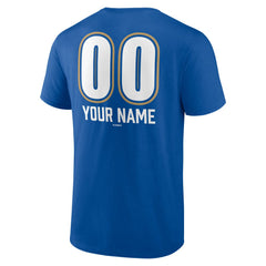 Kansas City Royals Personalized Name & Number Fastball T-Shirt Royal