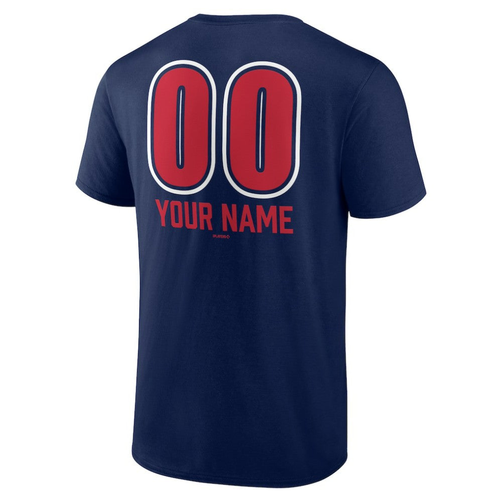 Minnesota Twins Personalized Name & Number Fastball T-Shirt Navy
