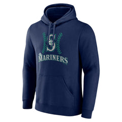 Seattle Mariners Personalized Name & Number Fastball Pullover Hoodie Navy