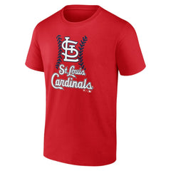 St. Louis Cardinals Personalized Name & Number Fastball T-Shirt Red