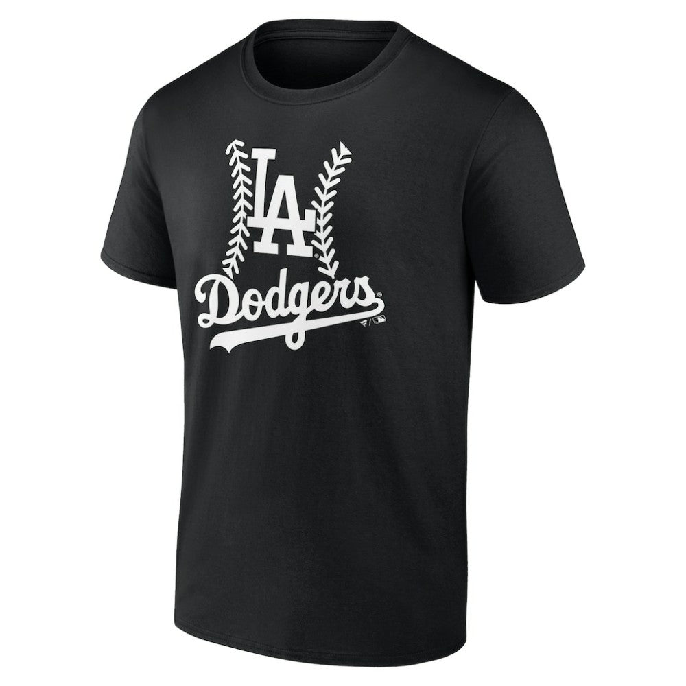 Los Angeles Dodgers Personalized Name & Number Fastball T-Shirt Black