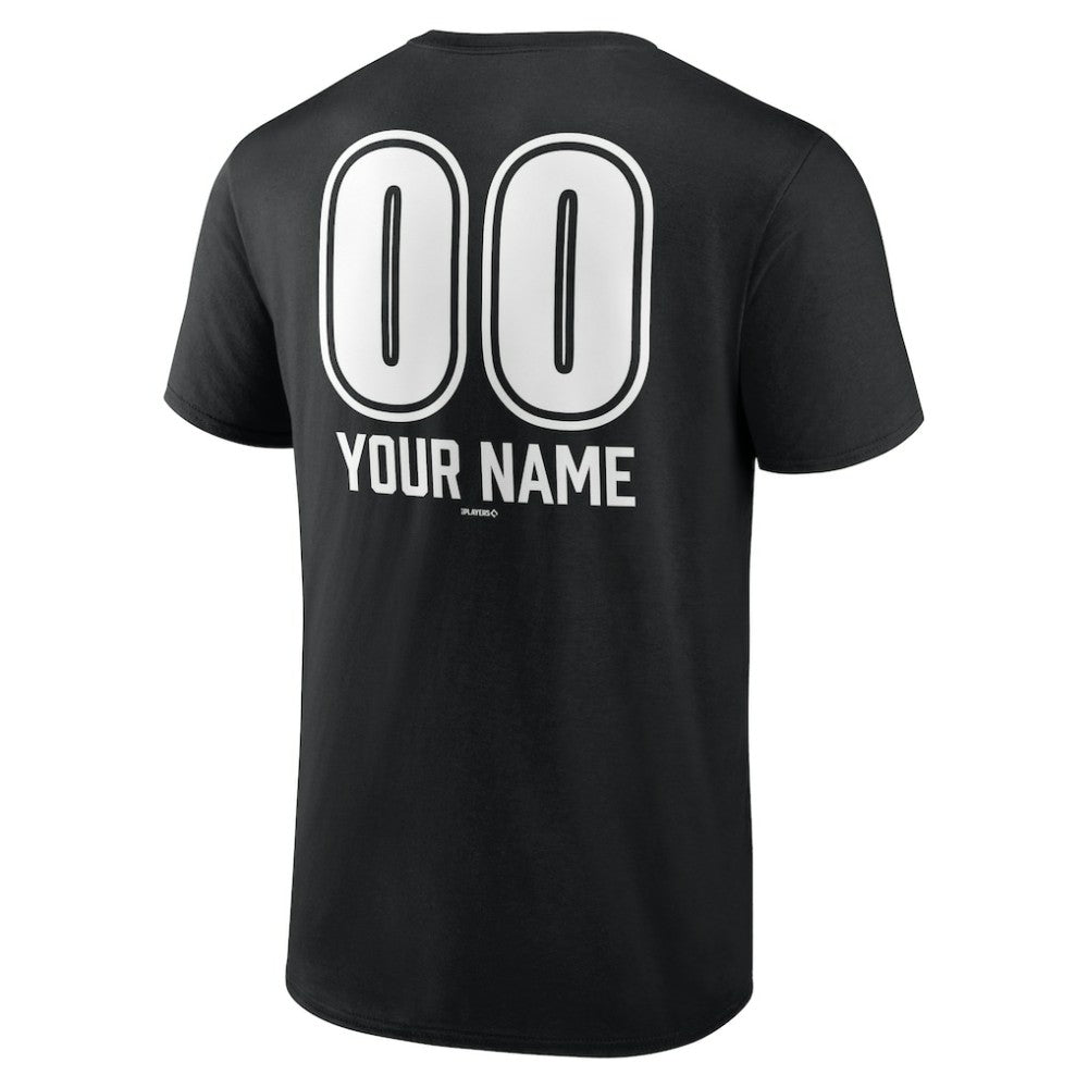 Los Angeles Dodgers Personalized Name & Number Fastball T-Shirt Black