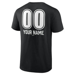 Los Angeles Dodgers Personalized Name & Number Fastball T-Shirt Black