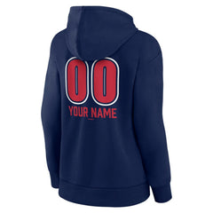 St. Louis Cardinals Women's Personalized Name & Number Fastball Pullover Hoodie Navy