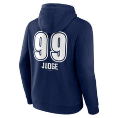 Aaron Judge New York Yankees Fastball Player Name & Number Pullover Hoodie Navy