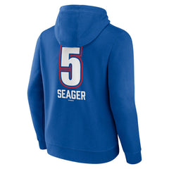 Corey Seager Texas Rangers Fastball Player Name & Number Pullover Hoodie Royal