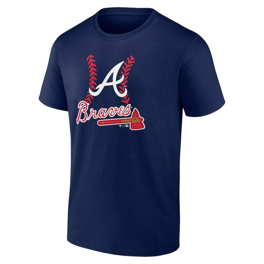 Matt Olson Atlanta Braves Fastball Player Name & Number T-Shirt Navy