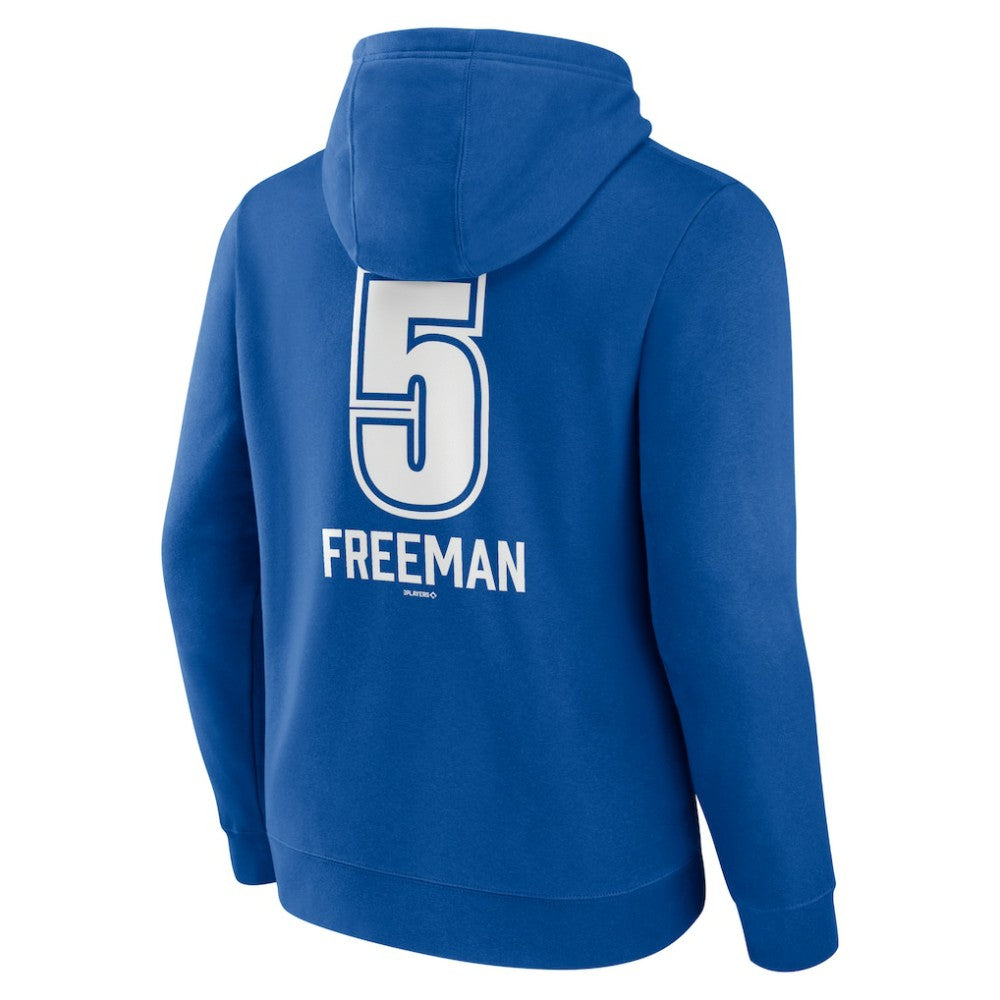 Freddie Freeman Los Angeles Dodgers Fastball Player Name & Number Pullover Hoodie Royal