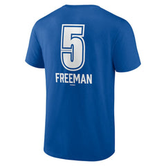 Freddie Freeman Los Angeles Dodgers Fastball Player Name & Number T-Shirt Royal