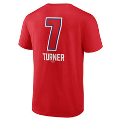 Trea Turner Philadelphia Phillies Fastball Player Name & Number T-Shirt Red