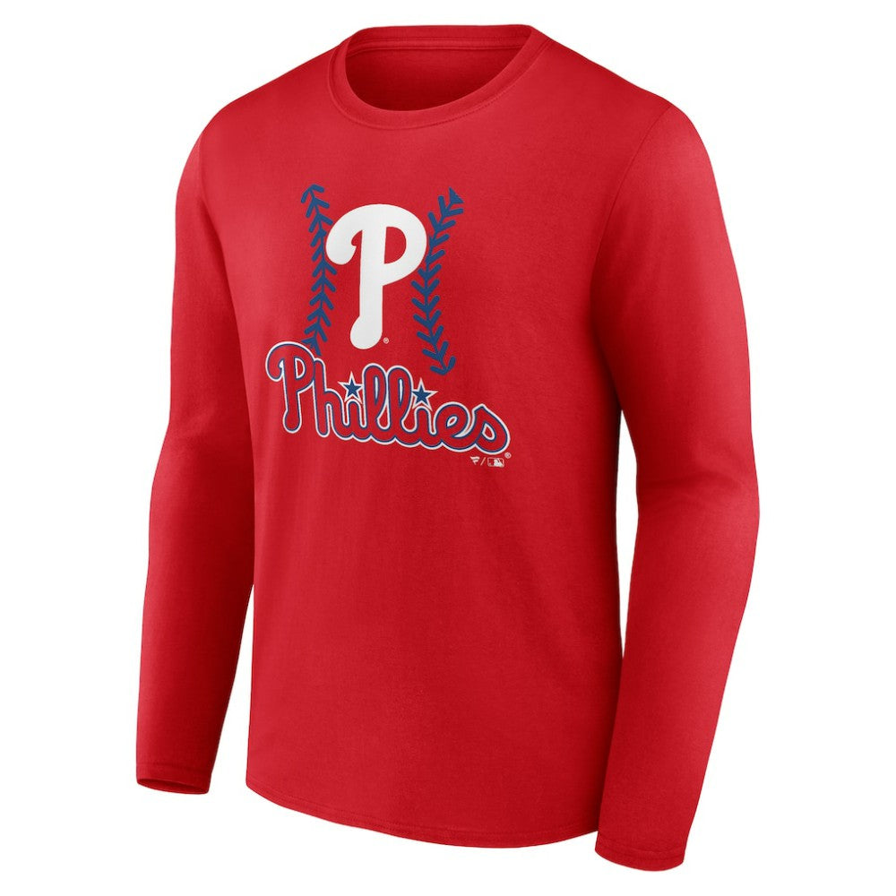 J.T. Realmuto Philadelphia Phillies Fastball Player Name & Number Long Sleeve T-Shirt Red