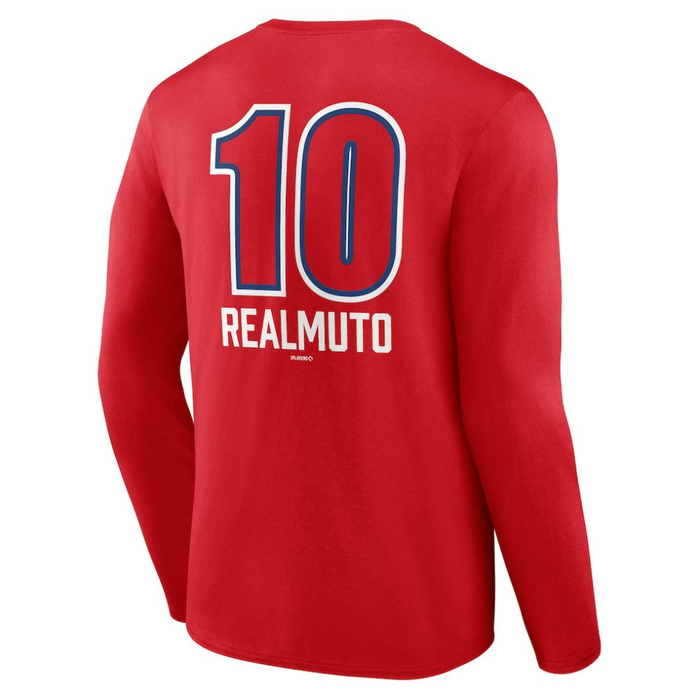 J.T. Realmuto Philadelphia Phillies Fastball Player Name & Number Long Sleeve T-Shirt Red