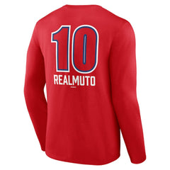 J.T. Realmuto Philadelphia Phillies Fastball Player Name & Number Long Sleeve T-Shirt Red