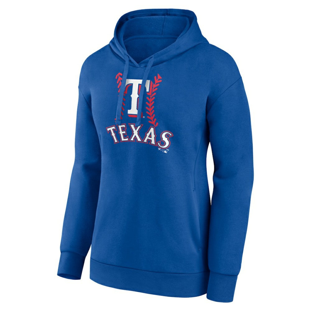 Josh Jung Texas Rangers Women's Fastball Player Name & Number Pullover Hoodie Royal