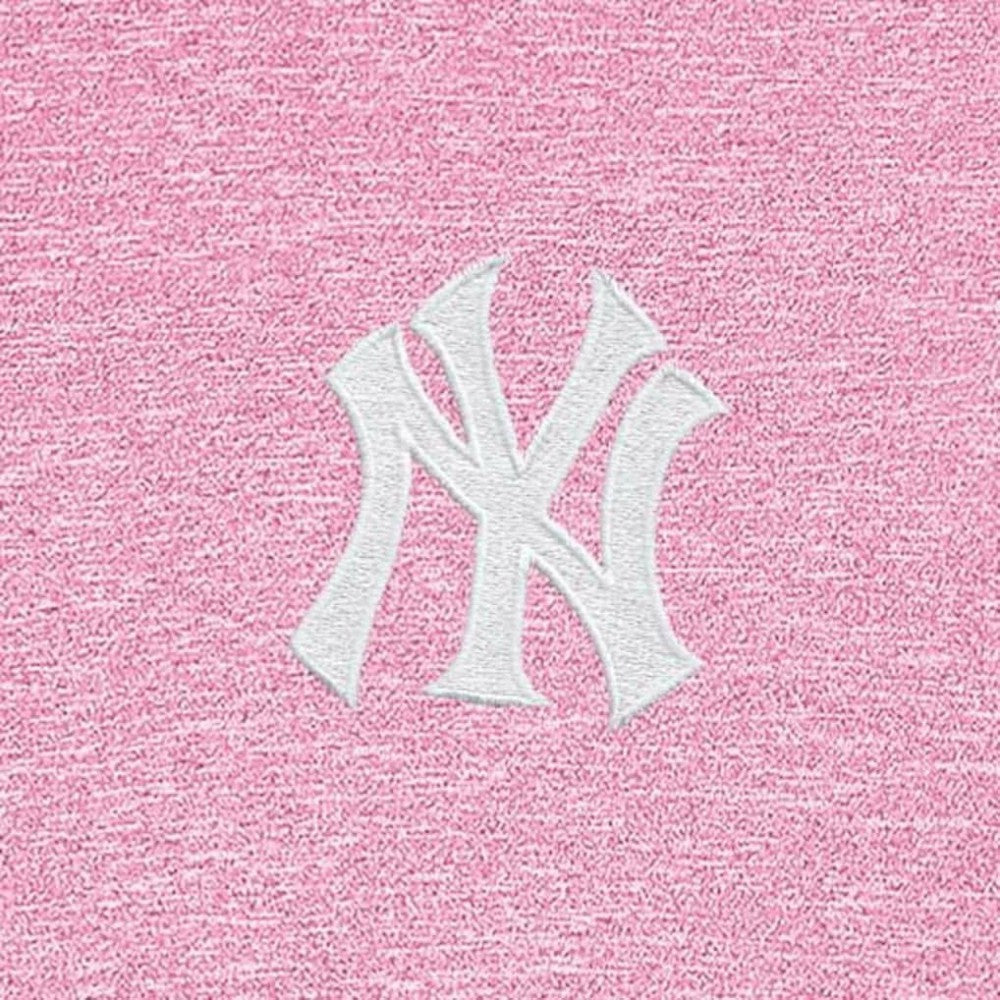 New York Yankees Antigua Hunk Quarter-Zip Top Pink