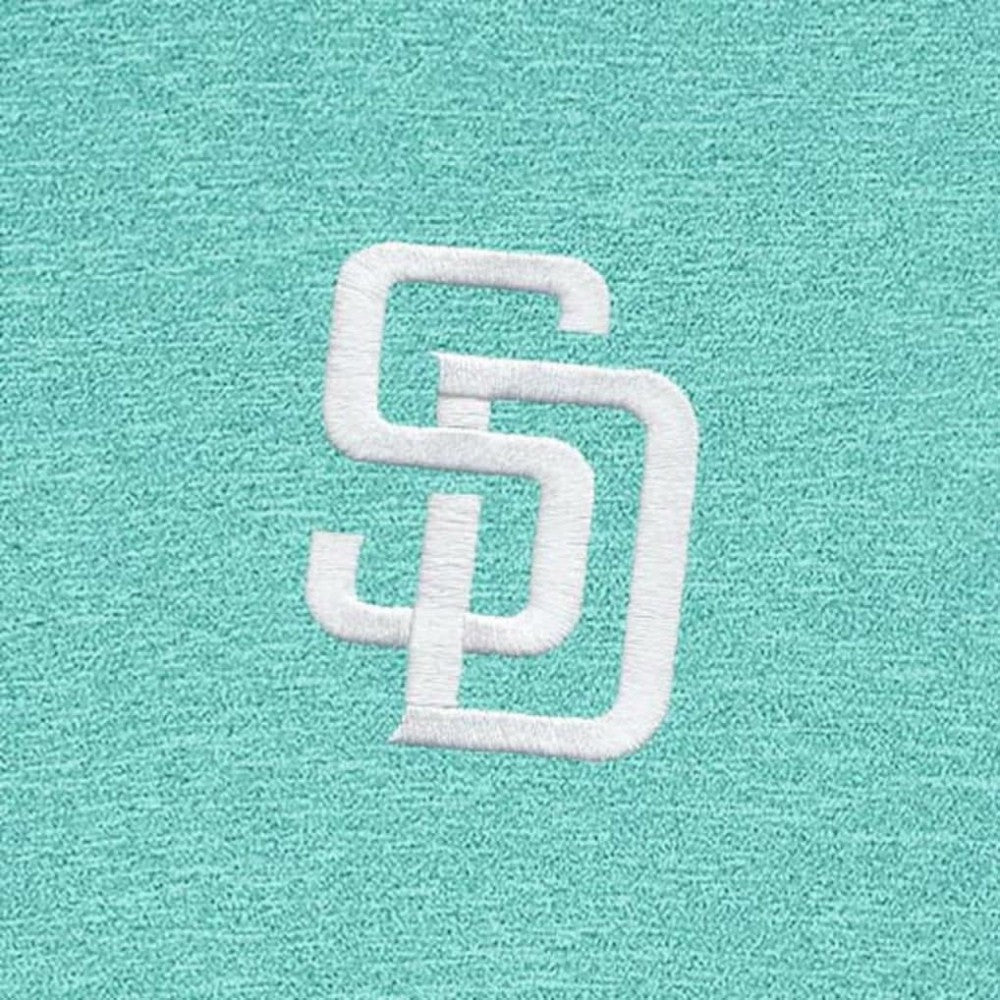 San Diego Padres Antigua Hunk Quarter-Zip Top Mint