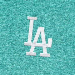 Los Angeles Dodgers Antigua Hunk Quarter-Zip Top Heather Aqua