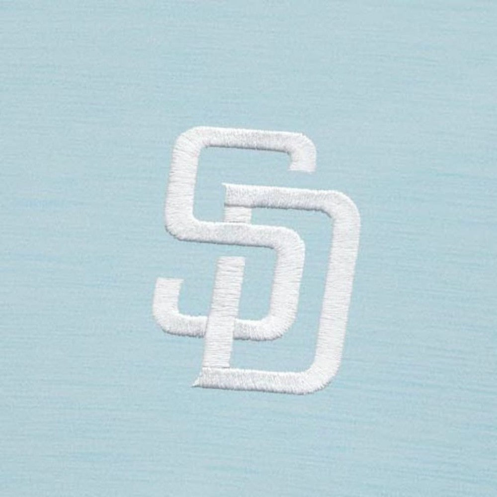 San Diego Padres Antigua Bright Quarter-Zip Pullover Top Powder Blue