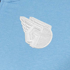 Cleveland Guardians Antigua Women's Mentor Quarter-Zip Pullover Top Light Blue