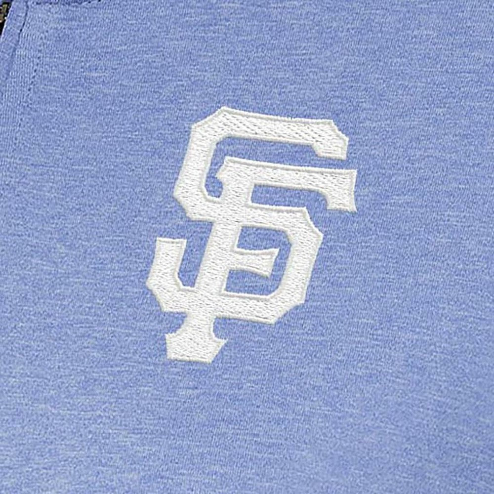 San Francisco Giants Antigua Women's Mentor Quarter-Zip Pullover Top Lavender