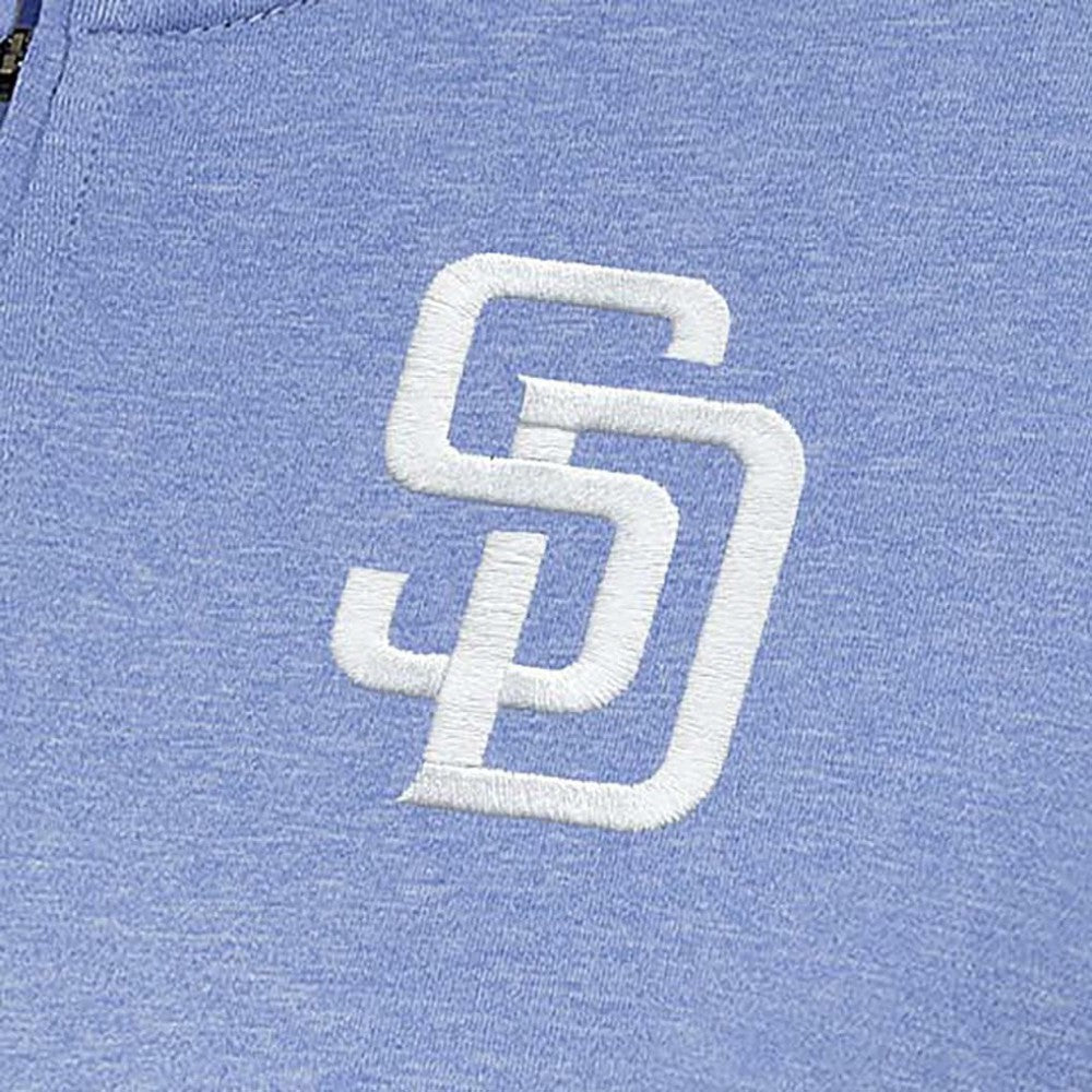 San Diego Padres Antigua Women's Mentor Quarter-Zip Pullover Top Lavender