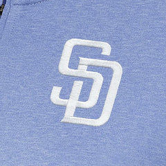 San Diego Padres Antigua Women's Mentor Quarter-Zip Pullover Top Lavender