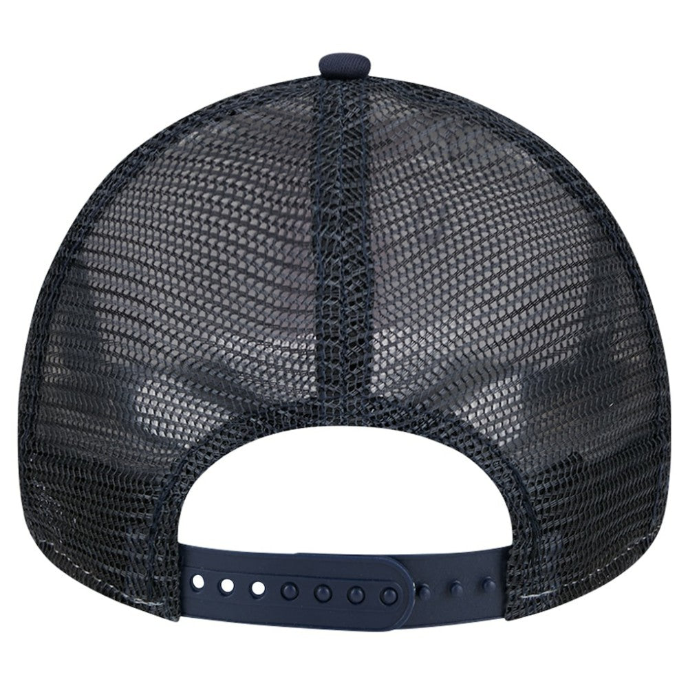 Boston Red Sox Checkered Flag A-Frame Trucker 9FORTY Adjustable Hat White/Navy | New Era
