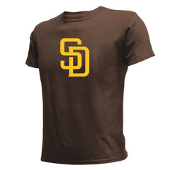 San Diego Padres Stitches Youth Team Logo T-Shirt Brown
