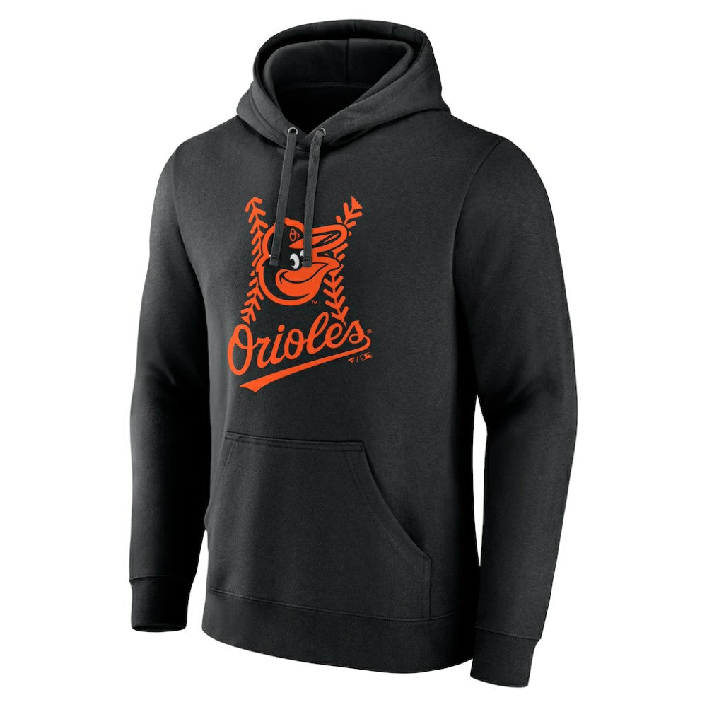 Adley Rutschman Baltimore Orioles Fastball Player Name & Number Pullover Hoodie Black