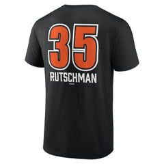 Adley Rutschman Baltimore Orioles Fastball Player Name & Number T-Shirt Black