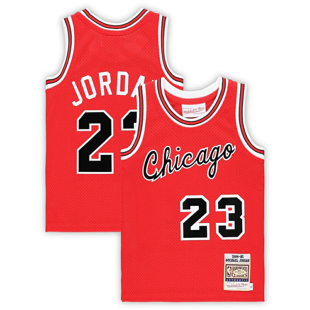 Michael Jordan Chicago Bulls Preschool Hardwood Classics 1984/85 Authentic Swingman Jersey sale - Red