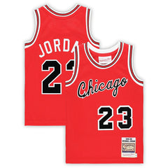 Michael Jordan Chicago Bulls Preschool Hardwood Classics 1984/85 Authentic Swingman Jersey sale - Red