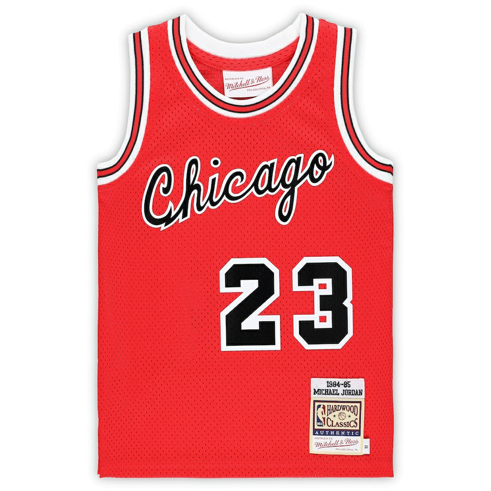 Michael Jordan Chicago Bulls Preschool Hardwood Classics 1984/85 Authentic Swingman Jersey sale - Red
