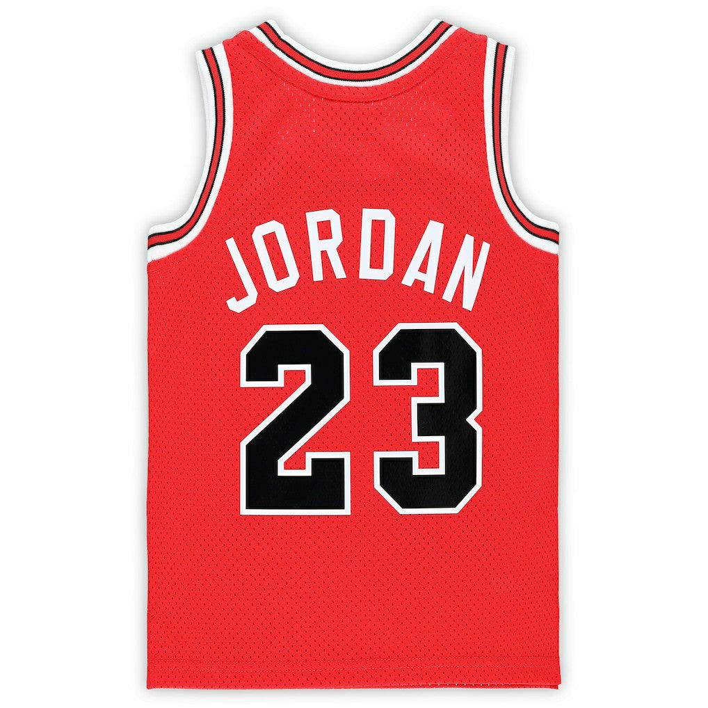 Michael Jordan Chicago Bulls Preschool Hardwood Classics 1984/85 Authentic Swingman Jersey sale - Red