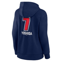 Masataka Yoshida Boston Red Sox Women's Fastball Player Name & Number Pullover Hoodie Navy