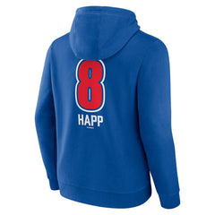 Ian Happ Chicago Cubs Fastball Player Name & Number Pullover Hoodie Royal