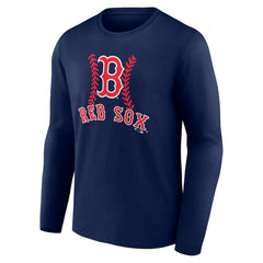 Triston Casas Boston Red Sox Fastball Player Name & Number Long Sleeve T-Shirt Navy