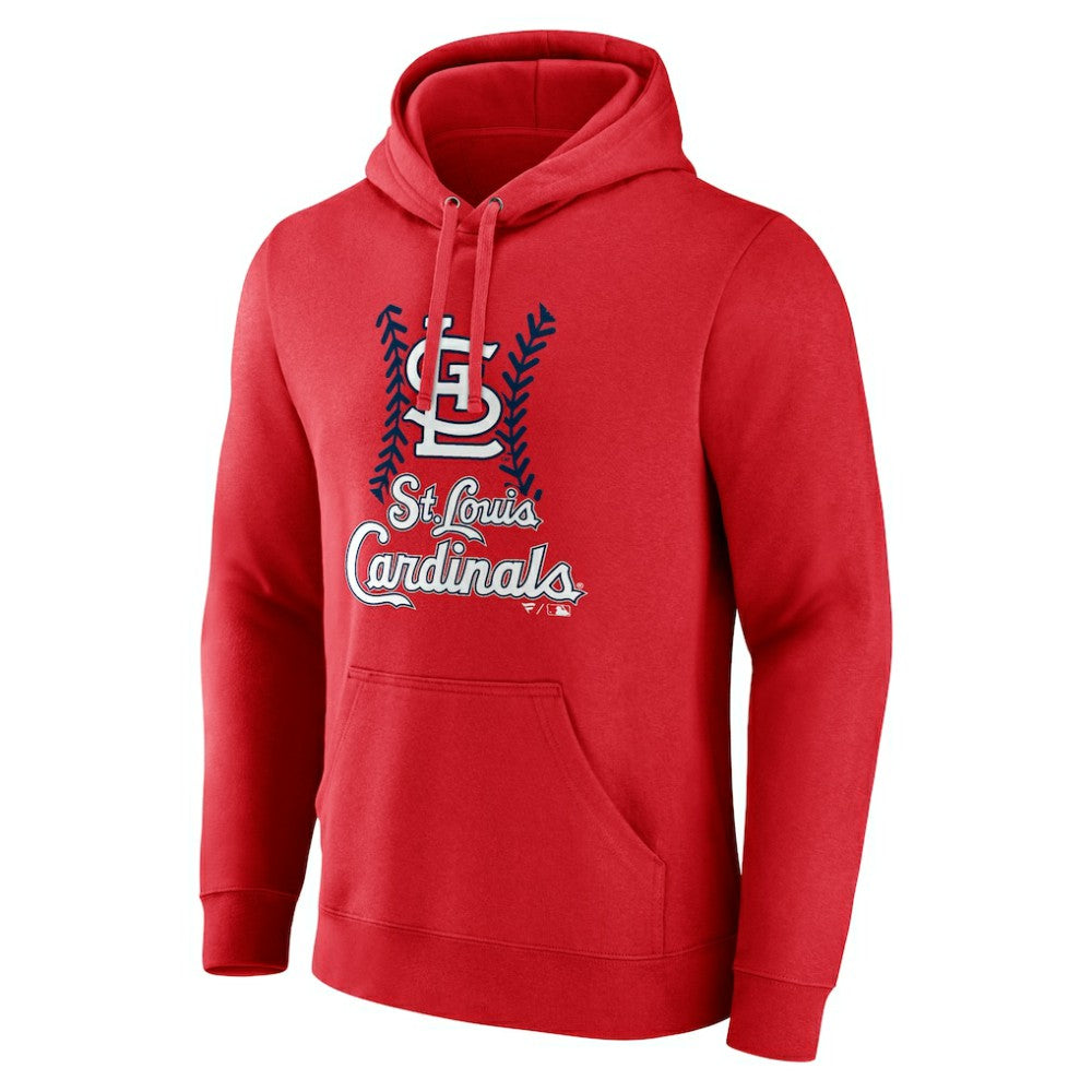 Lars Nootbaar St. Louis Cardinals Fastball Player Name & Number Pullover Hoodie Red