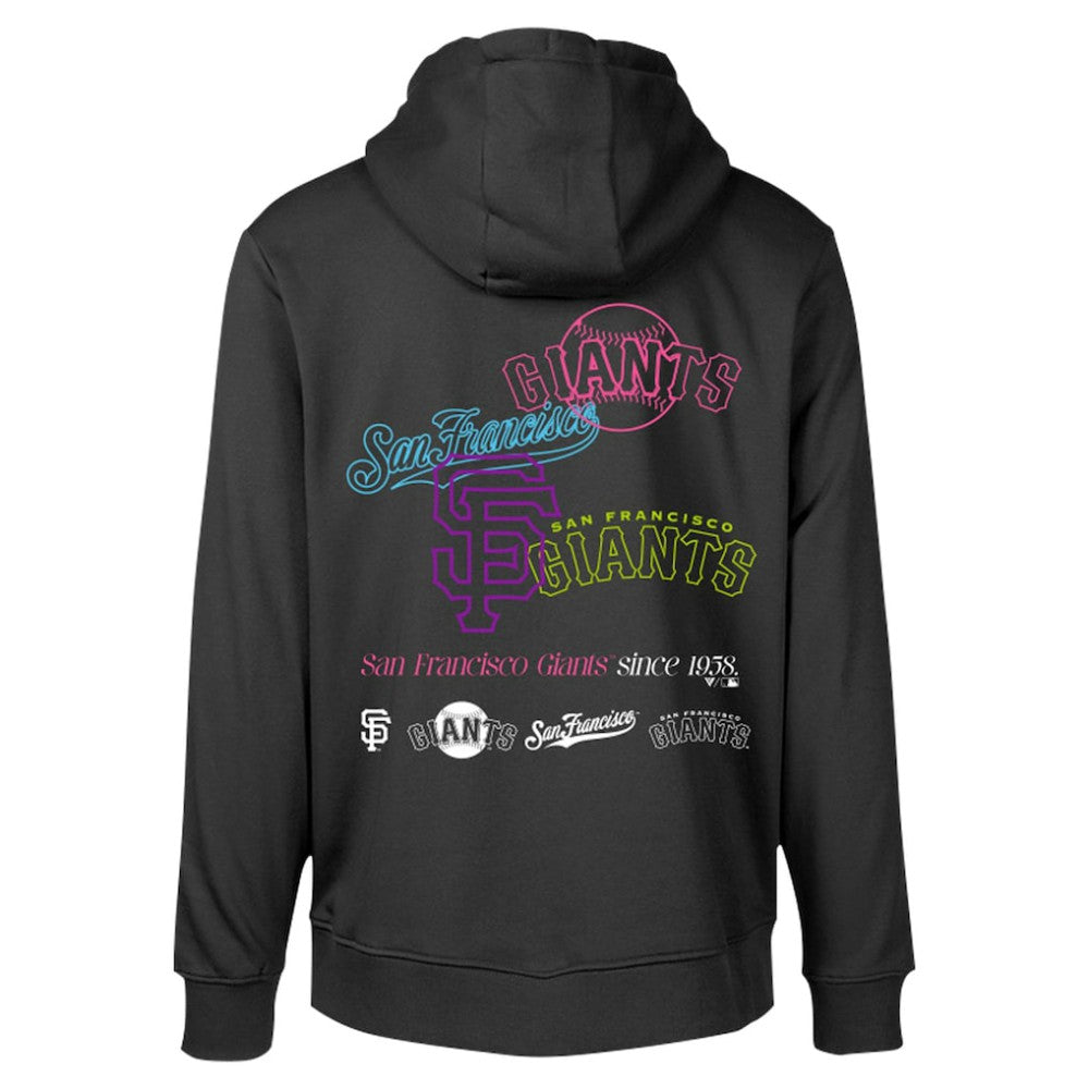 San Francisco Giants Levelwear Podium Vintage Pullover Hoodie Black