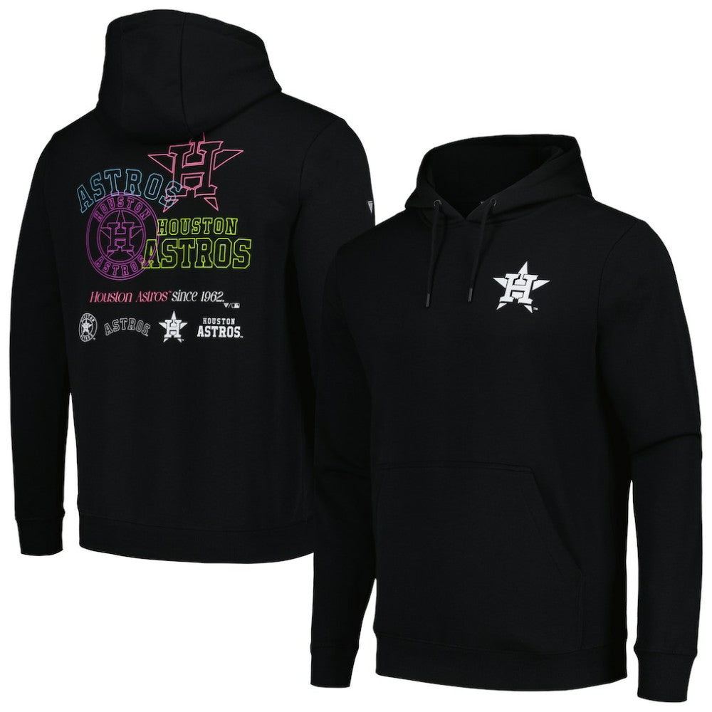 Houston Astros Levelwear Podium Vintage Pullover Hoodie Black