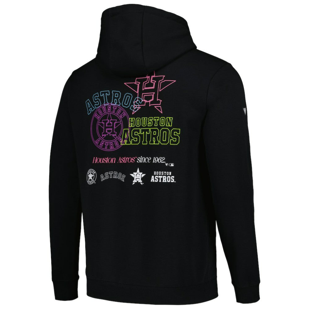 Houston Astros Levelwear Podium Vintage Pullover Hoodie Black