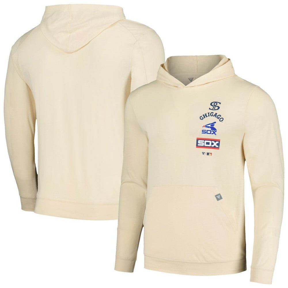 Chicago White Sox Levelwear Base Line Pullover Hoodie Cream
