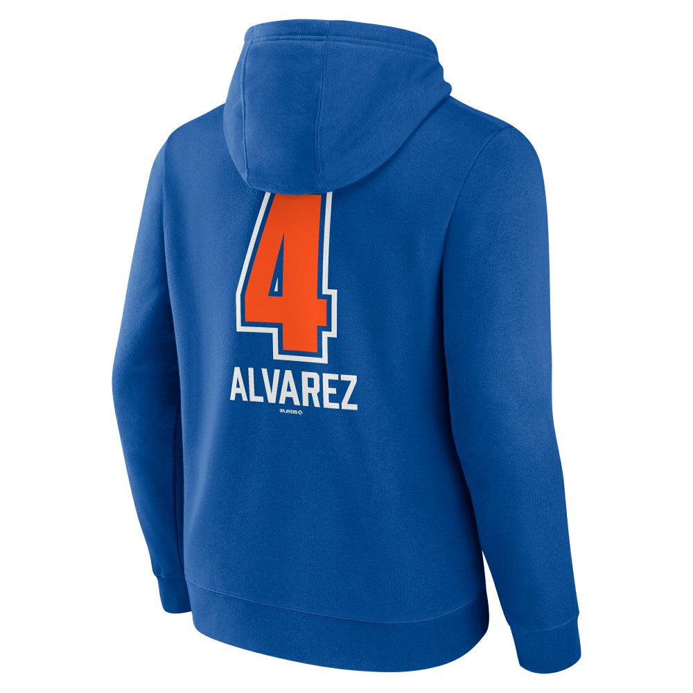 Francisco Alvarez New York Mets Fastball Player Name & Number Pullover Hoodie Royal