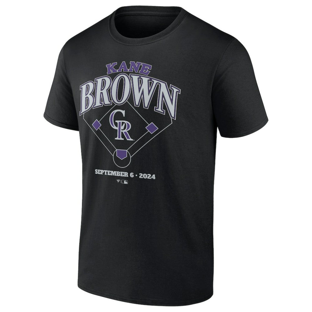Kane Brown x Colorado Rockies T-Shirt Black