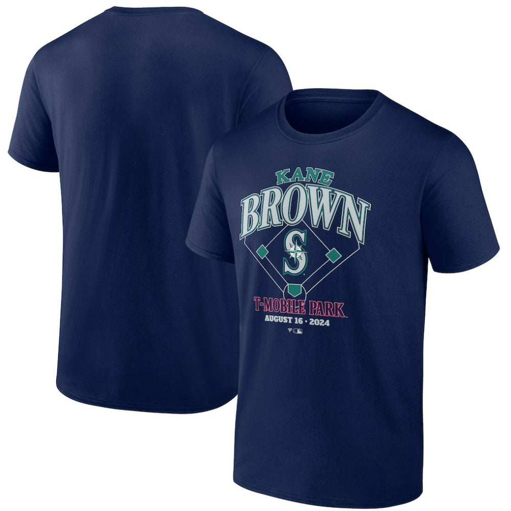 Kane Brown x Seattle Mariners T-Shirt Navy