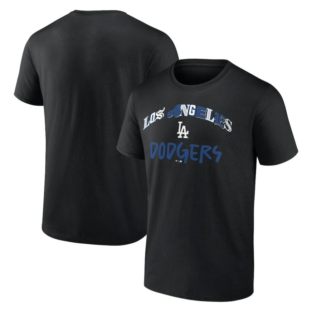 Los Angeles Dodgers Graffiti Arch T-Shirt Black