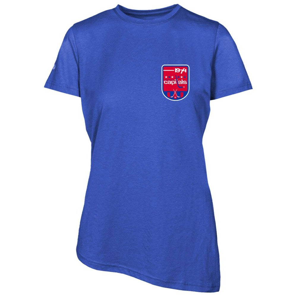 Washington Capitals Levelwear Women's Retro Birch T-Shirt Royal