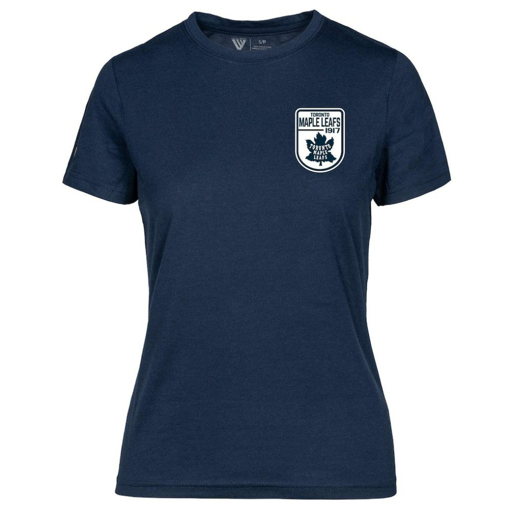 Toronto Maple Leafs Levelwear Women's Retro Maddox T-Shirt Navy