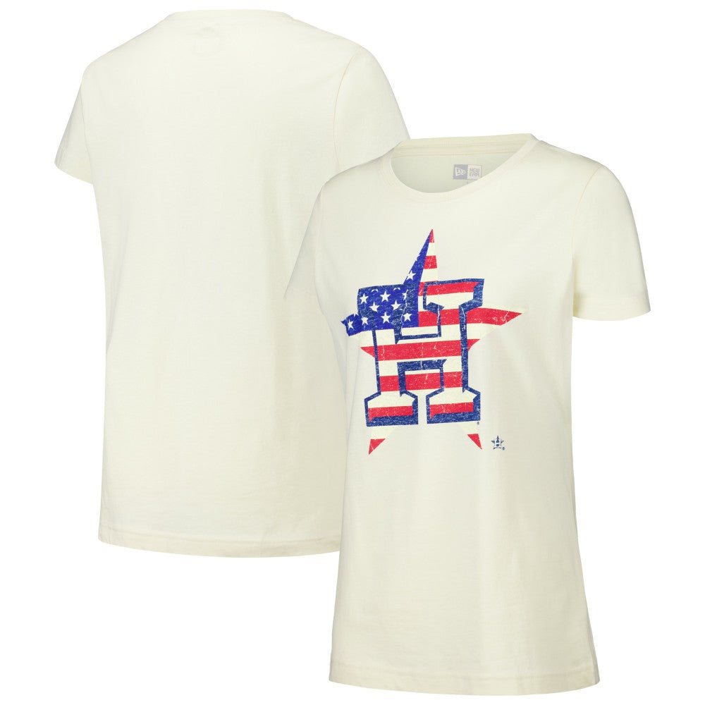 Houston Astros Women's Vintage T-Shirt Cream | New Era